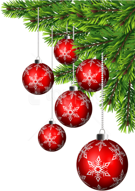 Free Png Christmas Balls Corner Decor Png Png - Christmas Corner Border Transparent (480x680), Png Download