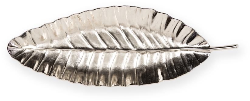 Metal Leaf Tray Silver - Trampoline (900x900), Png Download