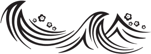 Wave Clipart Silhouette - Waves Silhouette Clip Art (640x480), Png Download