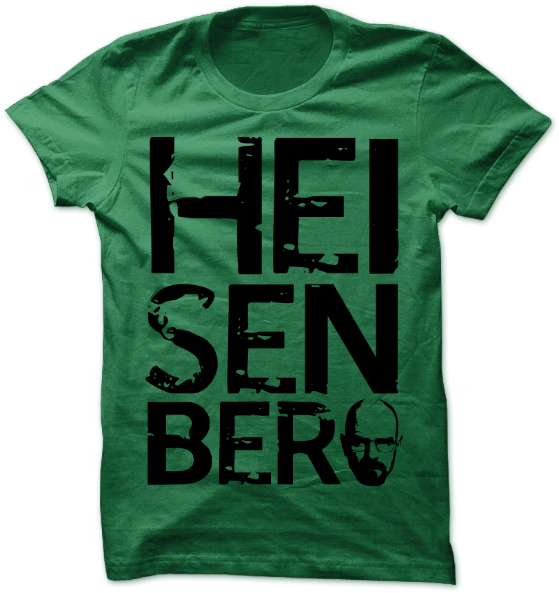 Heisenberg Green Shirt - Mockup (900x900), Png Download