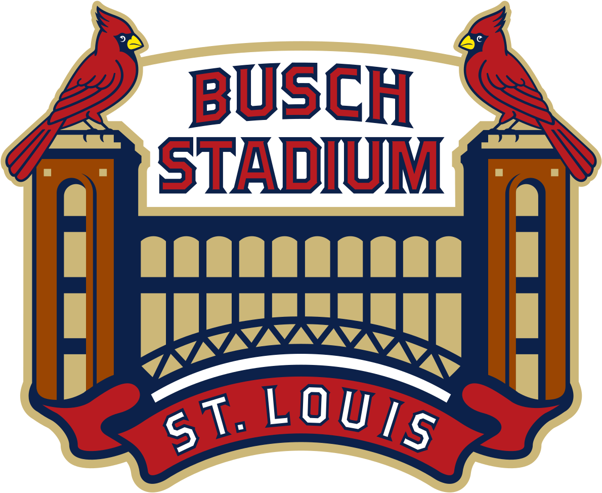 Busch Memorial Stadium - St Louis Cardinals Stadium Logo (1200x984), Png Download