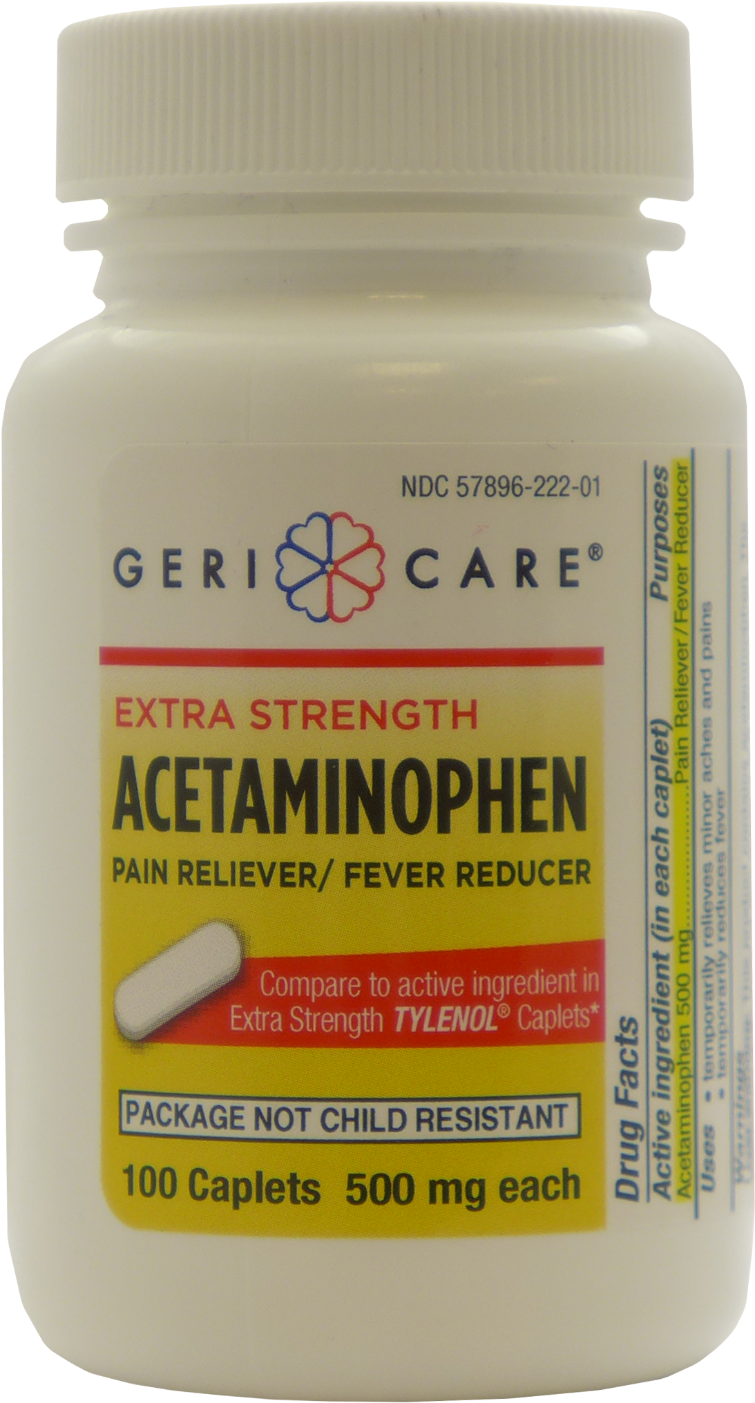 Extra Strength Pain Relief Caplets - Prescription Drug (1185x2130), Png Download