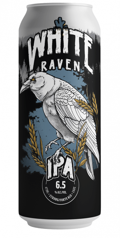 White Raven India Pale Ale (400x791), Png Download