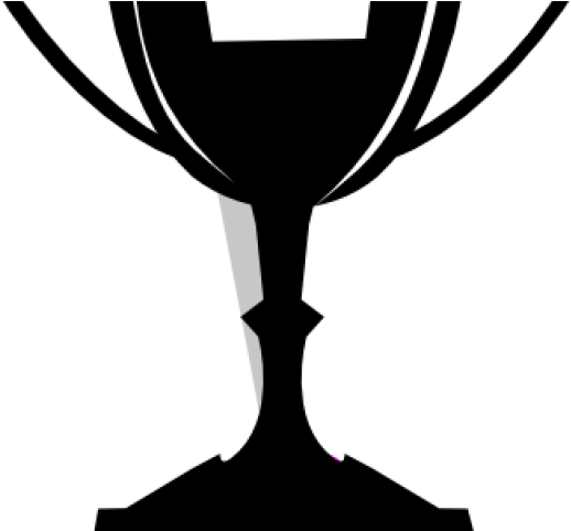 Basketball Trophy Cliparts - Black Trophy Clipart (640x480), Png Download