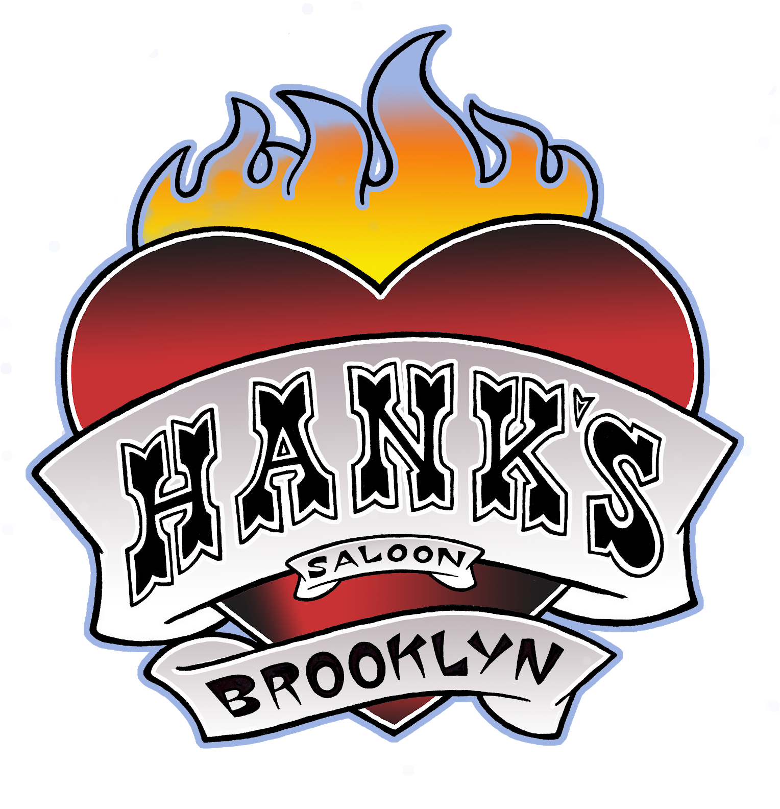 Outta-sites - Hank's Saloon (1534x1600), Png Download