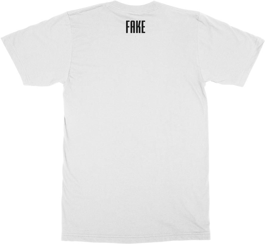 T Shirt Back White (960x960), Png Download