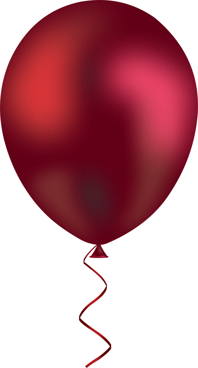 Balloon Vector Drawing - Transparent Red Balloon Png (689x1280), Png Download