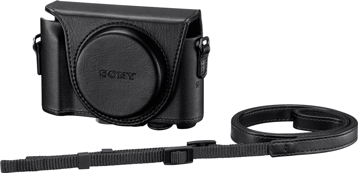 Sony Lcj Hwa Set Of Body Case, Lens Jacket And Shoulder - Sony Hx 90 Case (2028x792), Png Download