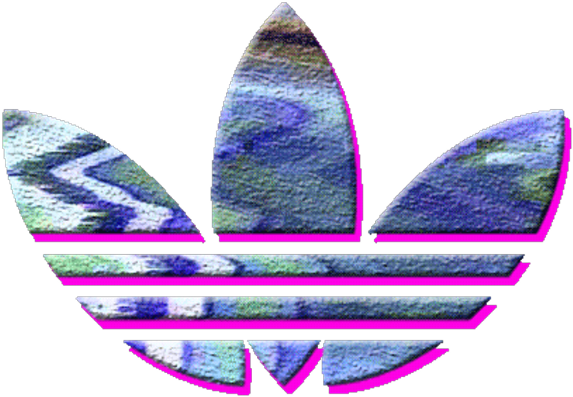#aesthetic #adidas #logo #adidaslogo #aesthetictumblr - Transparent Background Vaporwave Gif (1024x676), Png Download