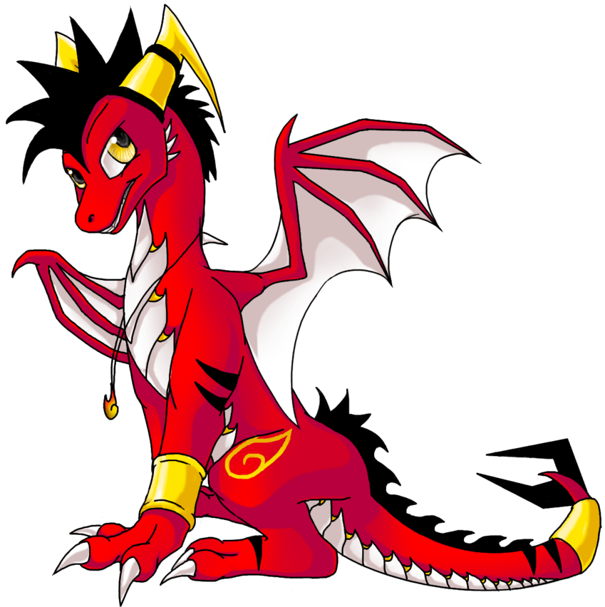 Cute Anime Chibi Dragon - Dragon Chibi (900x864), Png Download