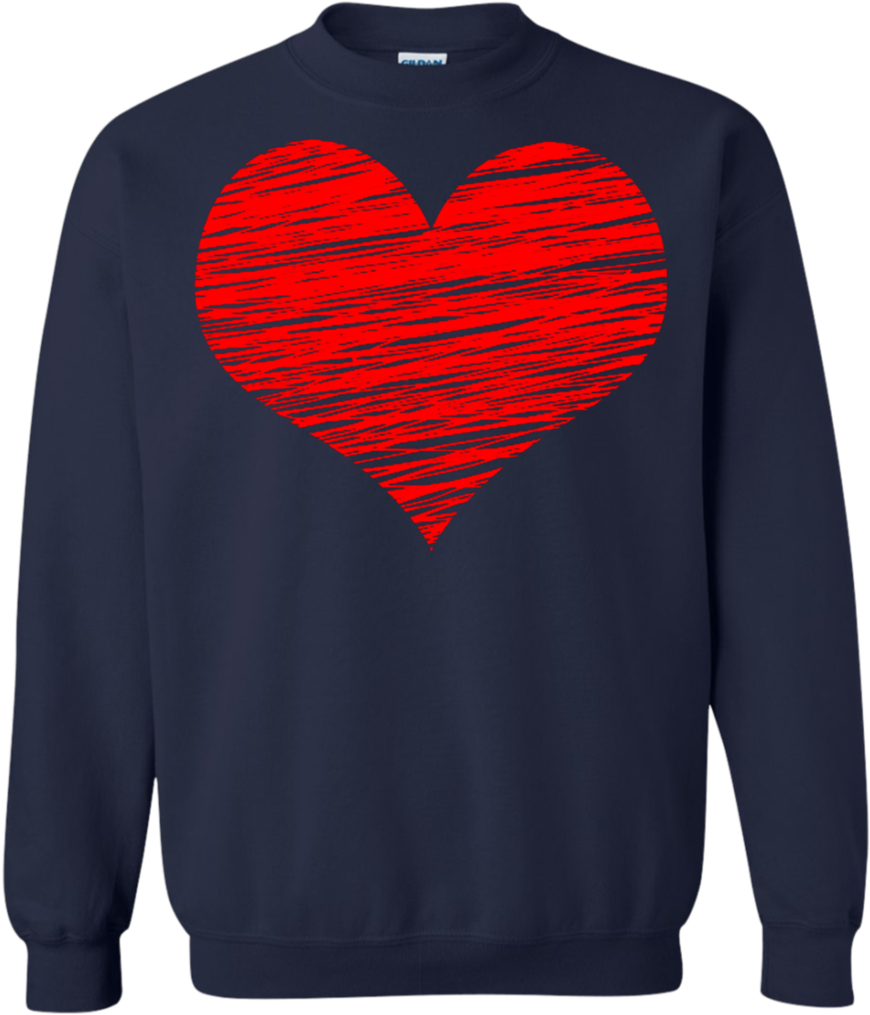 Valentines Day Shirt Red Glitter Heart T-shirt - Shirt (1024x1024), Png Download