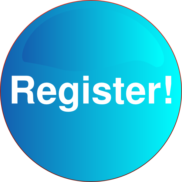 Registerbuttonbluev2 Clip Art - Circle (600x600), Png Download