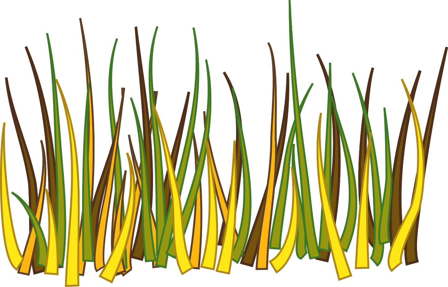 Big Image - Grass Drawing Png (1446x929), Png Download