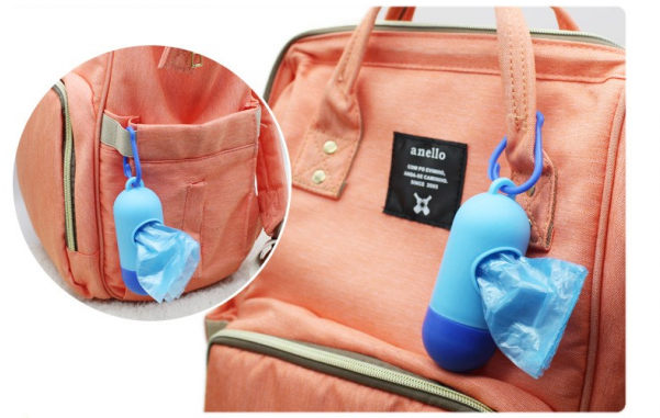 Baby Diapers Abandoned Garbage Bags Portable Plastic - Diaper (600x600), Png Download