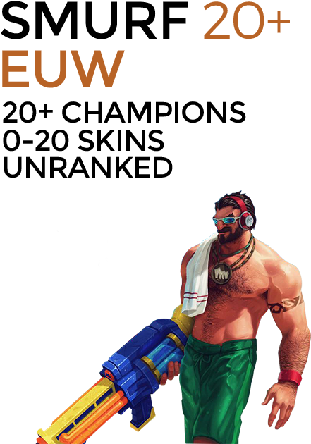 Euw 20 Champions - Poster (550x650), Png Download