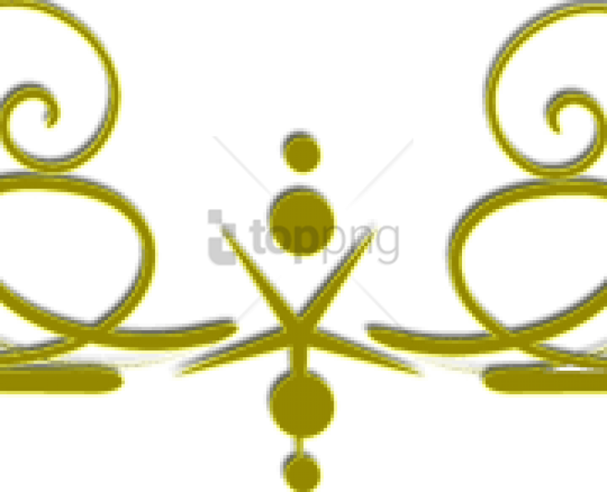 Free Png Decorative Gold Line Png Png Image With Transparent - Portable Network Graphics (850x690), Png Download