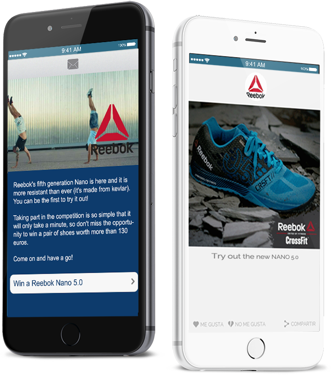 Reebok International Ltd - Iphone (700x787), Png Download