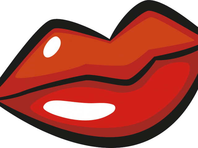 Pictures Of Cartoon Lips (640x480), Png Download