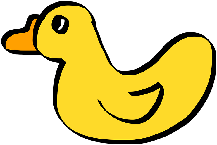 Yellow Duck Images - Pato Em Desenho Animado Png (960x720), Png Download