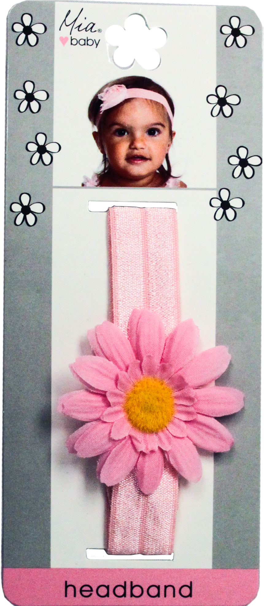 Flower Girl Daisy Headband - Daisy (872x1969), Png Download