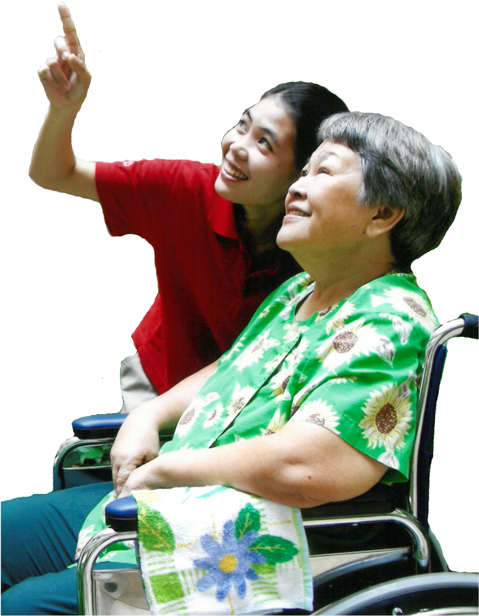 Nursing Home In Singapore - Sitting (1000x1500), Png Download
