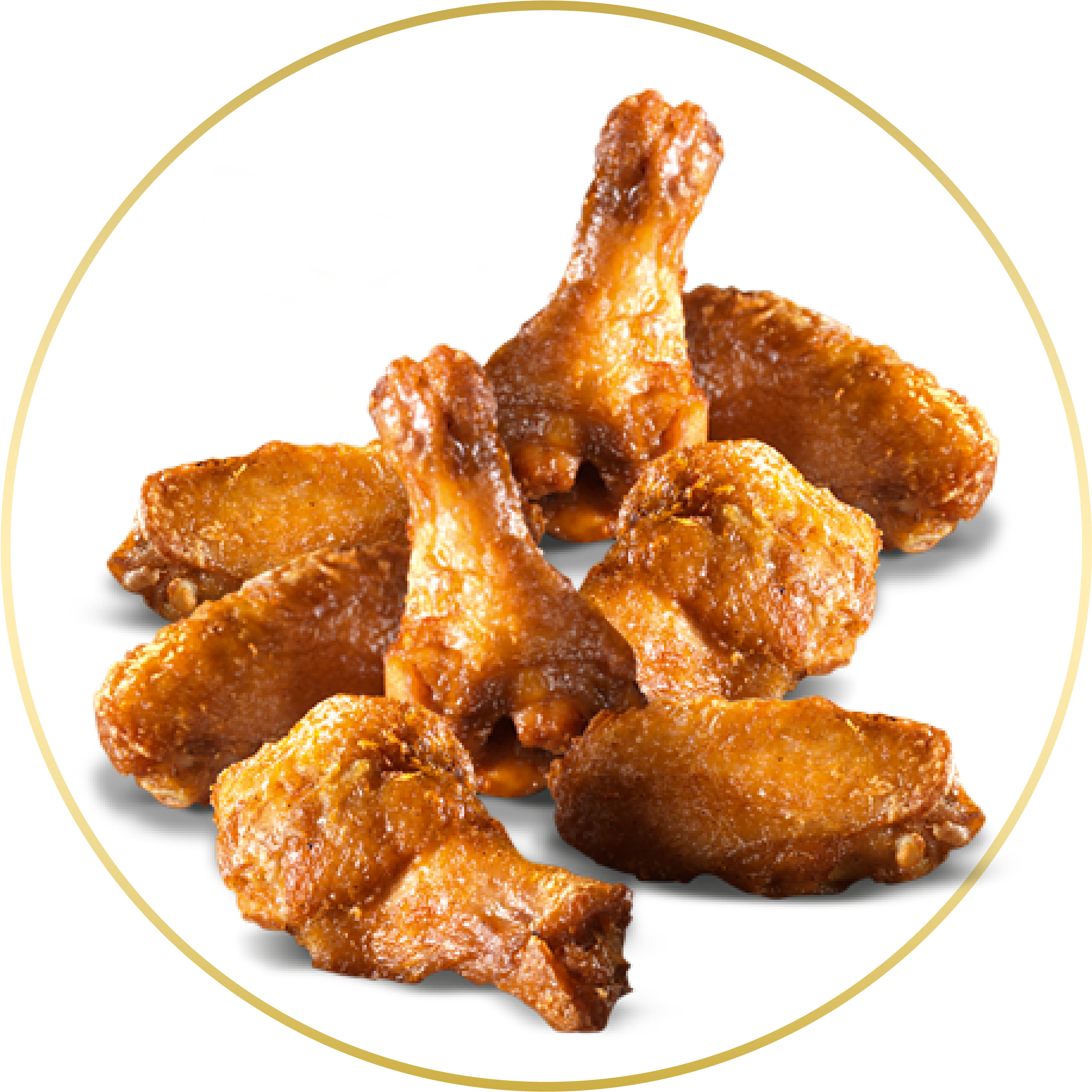 Alitas De Pollo - Cooked Chicken Wings Transparent (2408x2363), Png Download