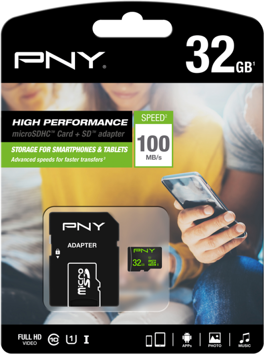 /data/products/article Large/972 20171106150211 - Pny 32gb High Performance (800x800), Png Download