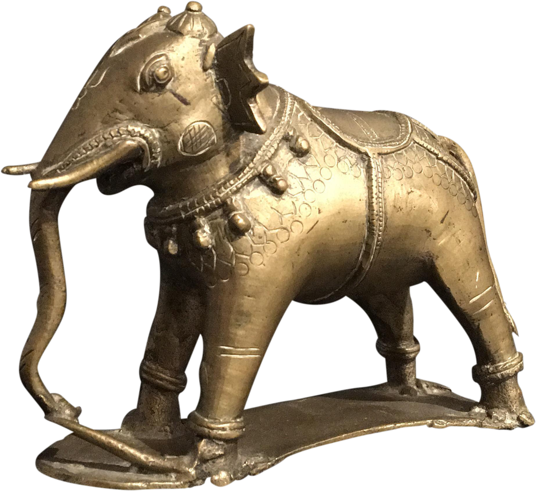 Freeuse Stock Vintage Nepalese Bronze Indian Chairish - Bronze Sculpture (2044x1872), Png Download