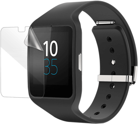 Sony Smartwatch 3 Screen Protector - Sony Smartwatch 3 Png (600x630), Png Download