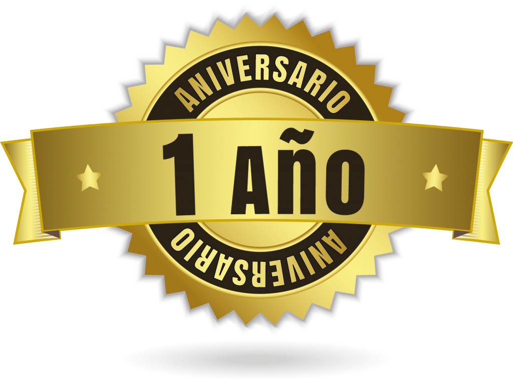 Primer Aniversario 1024×759 - 10 Years Anniversary Company (1024x759), Png Download