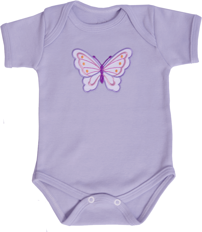 Body Baby Borboleta Lilás - Brush-footed Butterfly (1000x1000), Png Download