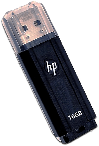 Hp Usb Flash Drive 16gb - Usb Flash Drive (600x599), Png Download