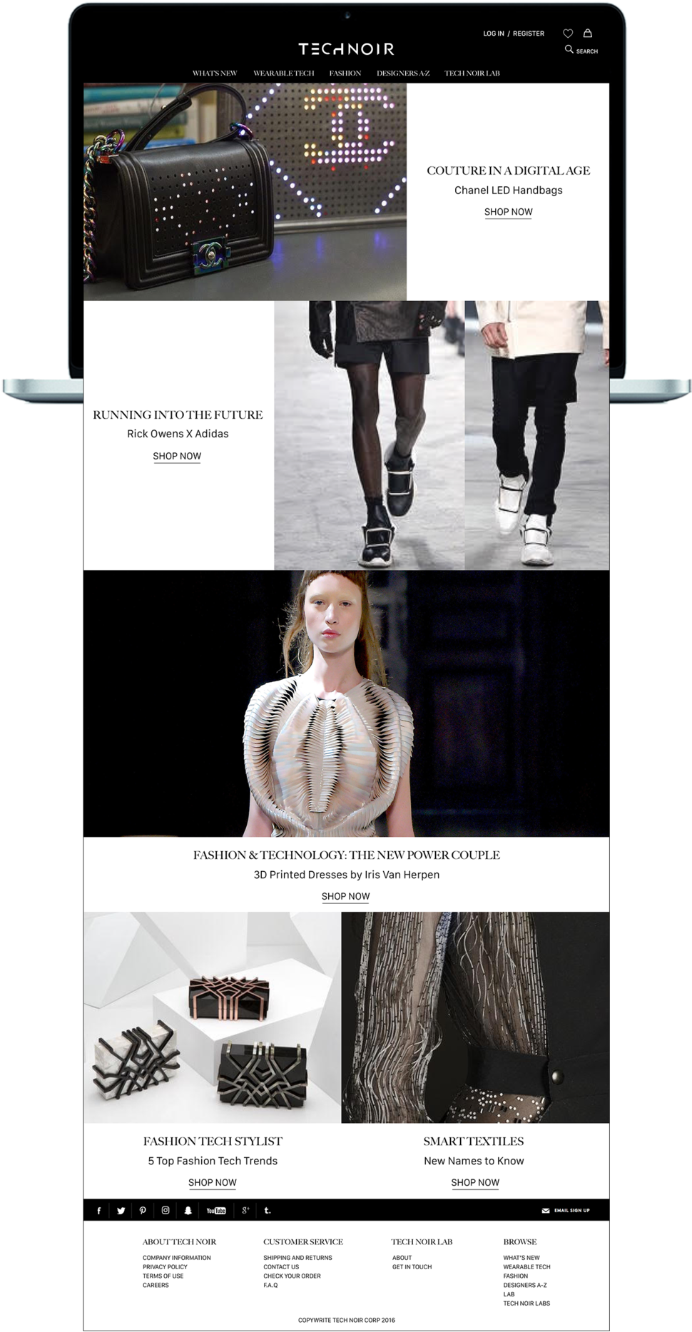 Webpage - Fashion Model (1000x1900), Png Download