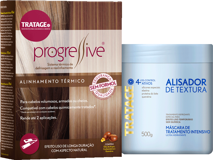 Kit Progressive Alisador De Textura - Alinhamento Termico Tratage (800x800), Png Download