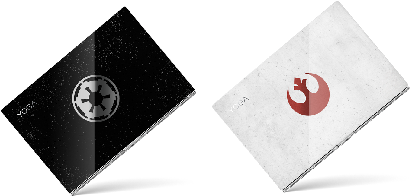 Lenovo Launches Star Wars Special Edition Yoga 920 - 80y8003fmj (1600x901), Png Download