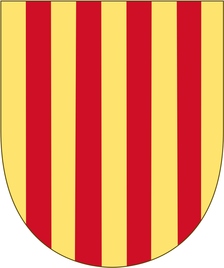 Arms Of The Former Crown Of Aragon-coat Of Arms Of - Щит Для Герба Png (779x922), Png Download