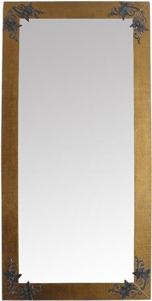 Gold Ivy Mirror Frame - Wood (800x600), Png Download