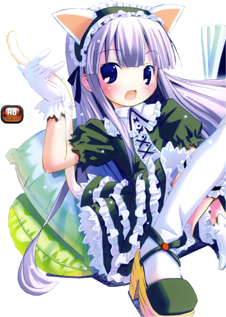Anime Neko Girl Render Photo (762x1023), Png Download