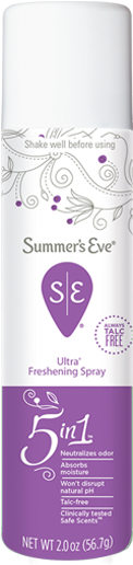Summer's Eve 5 In 1 Spray (400x550), Png Download