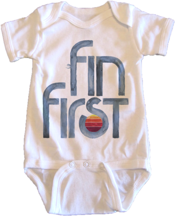 Blue Fin - Onesie - Onesie (480x480), Png Download