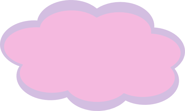 Png Pink Cloud Png Freeuse Library - Pink Cloud Clip Art (600x361), Png Download
