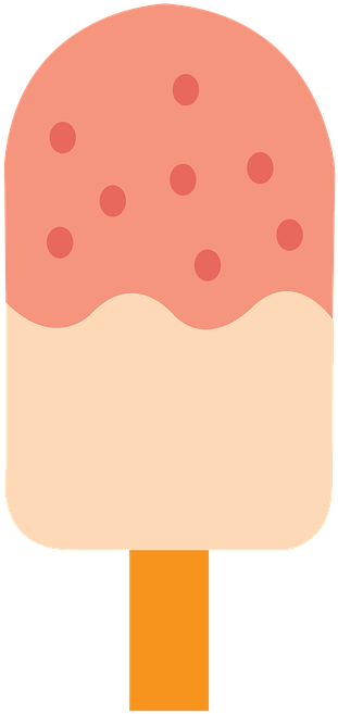 Popsicle, Pop, Food, Sweet, Ice, Cold - Popsicle Clipart (378x340), Png Download