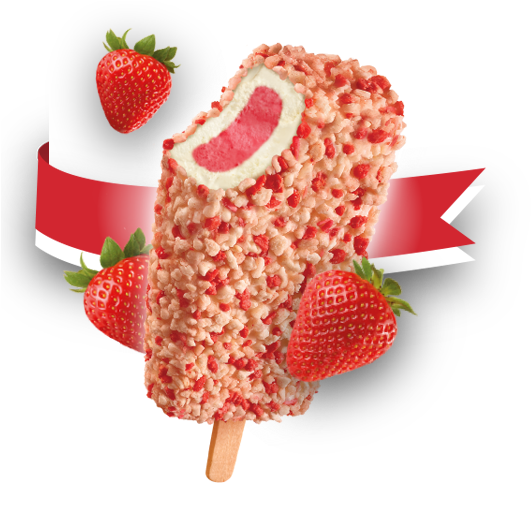 Strawberry Clipart Popsicle - Good Humor Strawberry Shortcake (620x511), Png Download