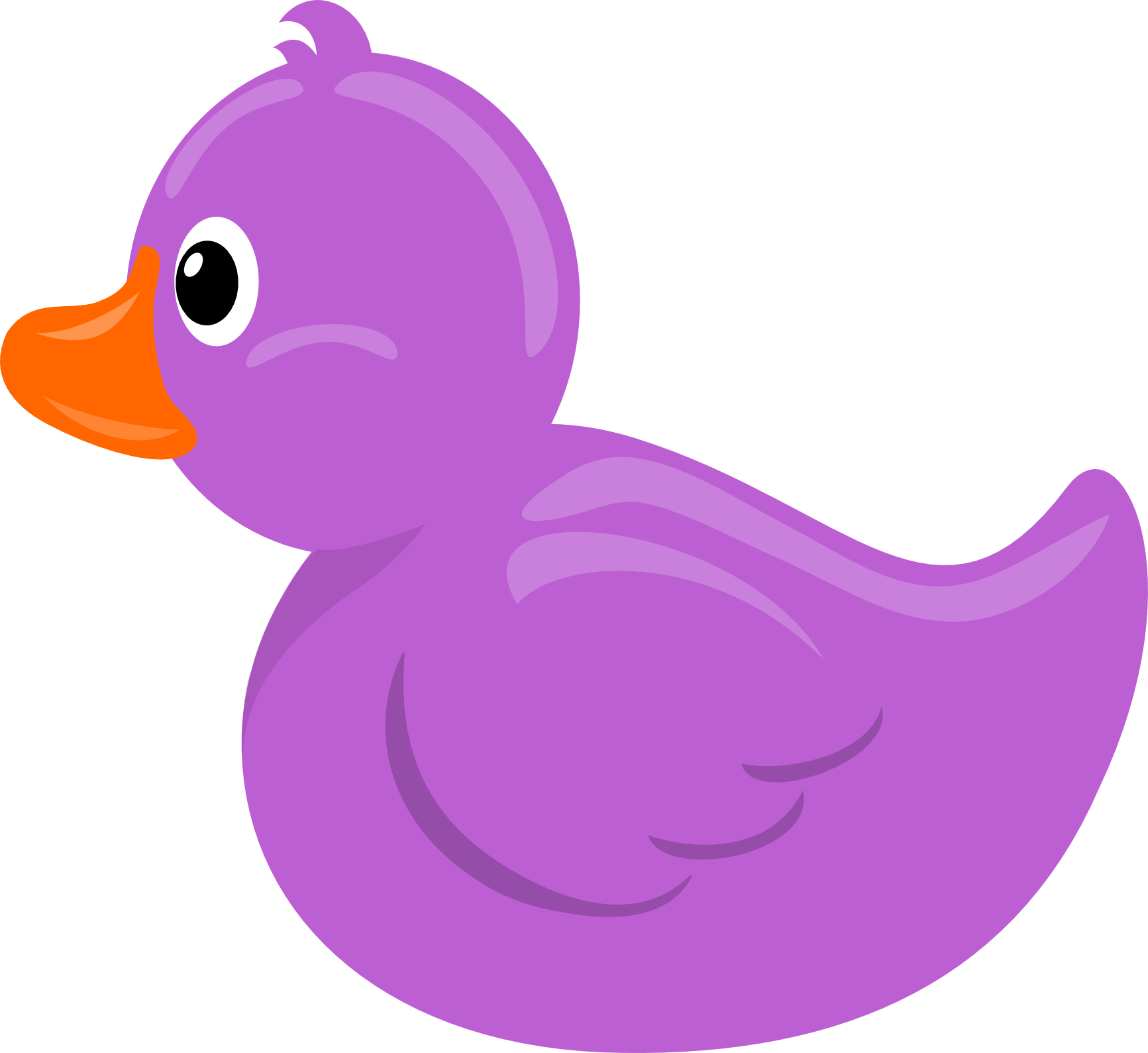 Gallery Of 2 21471 White Duck Cartoon Png Clip Art - Transparent Background Duck Clip Art (1733x1589), Png Download