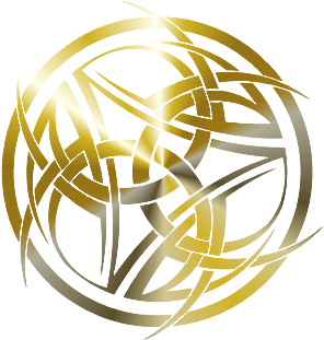 Transparent Magic Gold - Tribal Tattoo Circular Designs (350x350), Png Download