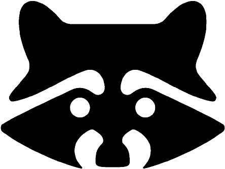 Jpg Transparent Download Icon - Raccoon Icon (460x460), Png Download