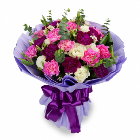 Carnation Bouquet 1 1 (600x450), Png Download