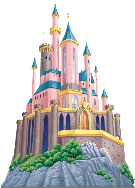 Snowing Clipart White Castle - Disney Princess Castle Png (561x659), Png Download