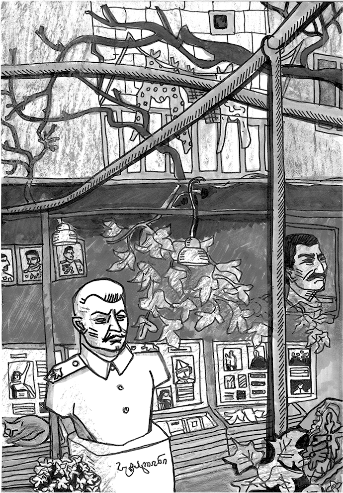 Drawing Of The Stalin Garden Museum - Monochrome (700x997), Png Download