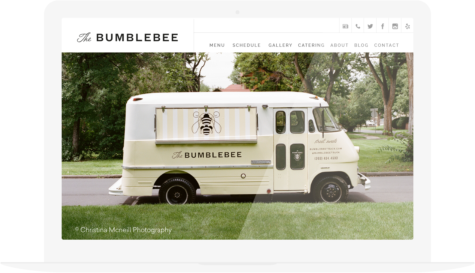 Bumblebee Food Truck Comida (1626x934), Png Download